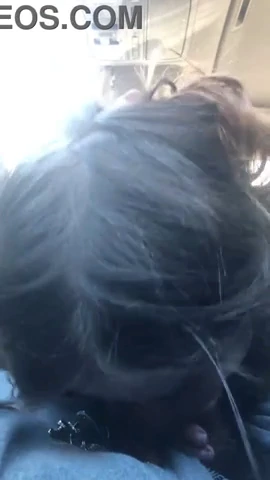 My lesbian best friend gives me a kinky road head and drinks my cum porn video